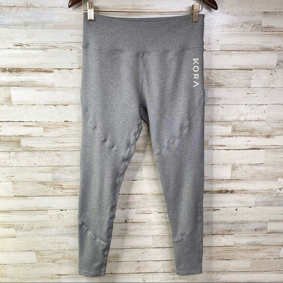 Kora Acta Leggings Heathered Gray Contour Shaping M - Picture 2 of 13